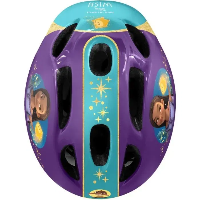 Disney Casco deportivo Wish Talla S DIS3496274671003 Circunferencia de cabeza ajustable 53/56cm Ventilación y espuma interna para mayor comodidad