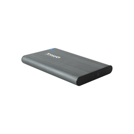 TooQ Caja Externa para Discos de 2.5” HDD/SSD, Gris