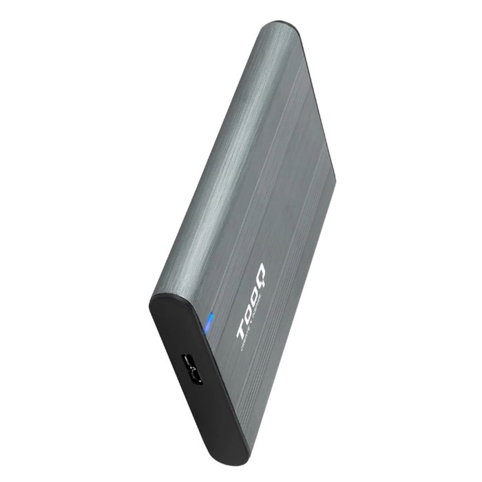 TooQ TQE-2503G Carcasa Externa para Discos 2,5” HDD/SSD, Gris