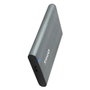 TooQ TQE-2503G Carcasa Externa para Discos 2,5” HDD/SSD, Gris