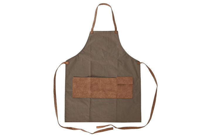 DKD Home Decor Delantal Terraza Y Jardin Garden Verde Marron 58 x 73 cm