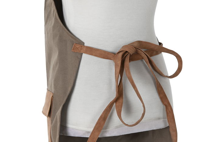 DKD Home Decor Delantal Terraza Y Jardin Garden Verde Marron 58 x 73 cm