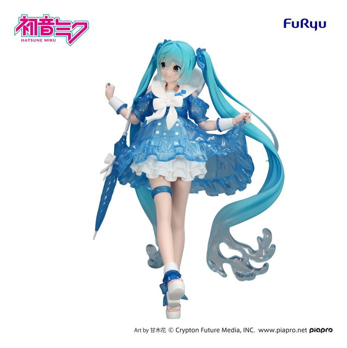 Furyu Hatsune Miku Estatua PVC Trio-Try-iT Miku Rainy Dance 19 cm