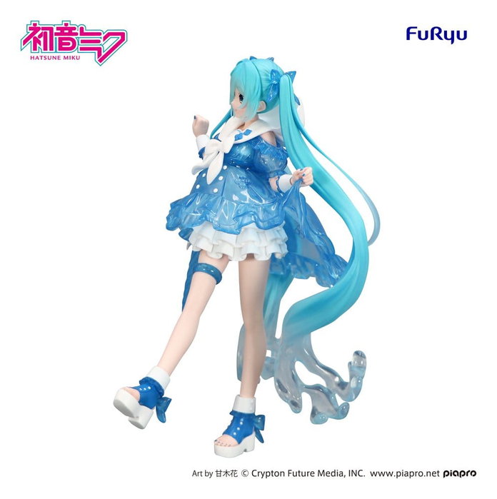 Furyu Hatsune Miku Estatua PVC Trio-Try-iT Miku Rainy Dance 19 cm