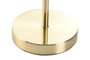 DKD Home Decor Lámpara de Sobremesa Metal y Lino Dorado y Crudo
