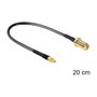 DeLOCK Cable coaxial 88580 SMA hembra a MMCX 0,2 m
