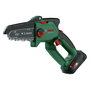 Bosch EasyChain 18V-15-7 Motosierra de Cadena Eléctrica Inalámbrica 18 V, Longitud de Corte 13 cm, Cadena 15 cm, Mango Ergonómico, SDS, Color Negro/Verde