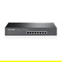 TP-Link Switch TL-SG1008 V9 de 8 Puertos Gigabit No Administrado Negro (TL-SG1008 V9), 16 Gbit/s, Montaje Rack 1U, Full Duplex