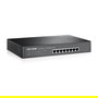 TP-Link Switch TL-SG1008 V9 de 8 Puertos Gigabit No Administrado Negro (TL-SG1008 V9), 16 Gbit/s, Montaje Rack 1U, Full Duplex