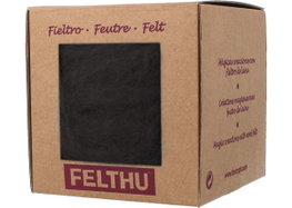 Felthu Fieltro de lana chocolate 100gr.