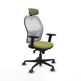 PIQUERAS Y CRESPO Silla de oficina Jorquera Verde oliva y Blanco