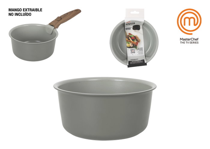 Masterchef Set de 6 Cazos sin Mango 16cm SAGE M HIPERS Masterchef Set de 6 Cazos sin Mango 16cm SAGE M HIPERS