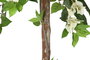 DKD Home Decor Planta PE 60x60x150 Verde y Blanco