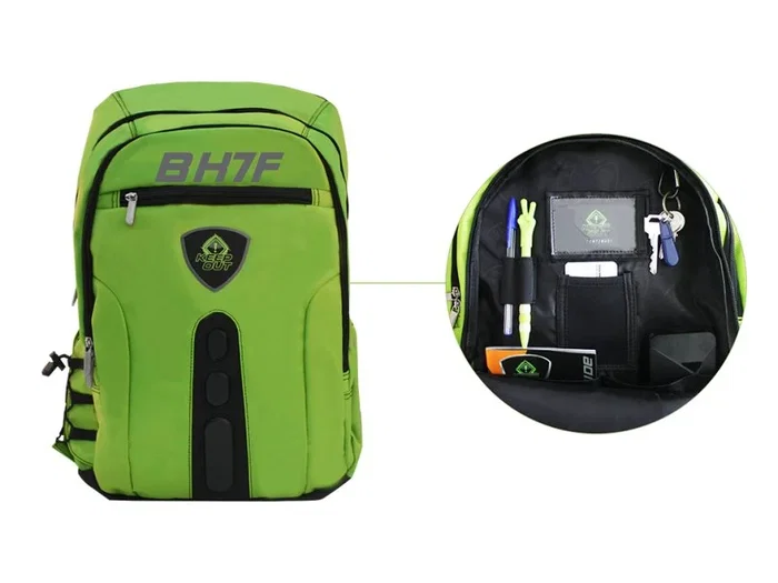 Keepout Mochila Gaming BK7FG 15.6 Pulgadas Negro y Verde