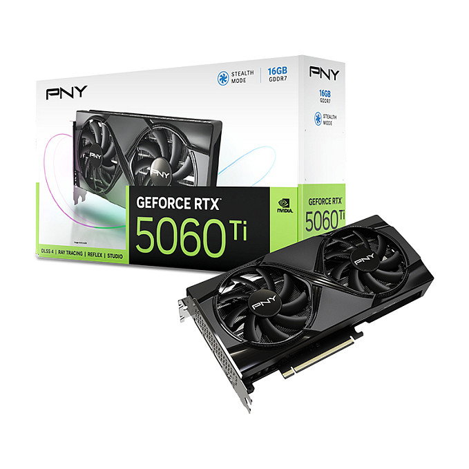 PNY GeForce RTX 5060 Ti VERTO Dual Fan 16GB GDDR7