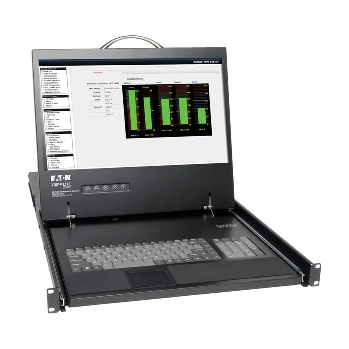 Eaton Tripp Lite B070-016-19 Consola de Rack KVM con Pantalla LCD 19" (48,3 cm), 16 Puertos, 1280x1024 Pixeles, 1U, Negro
