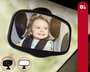 KioKids Espejo Retrovisor Coche Bebé Asiento Trasero Luna Delantera Alta Visibilidad Negro