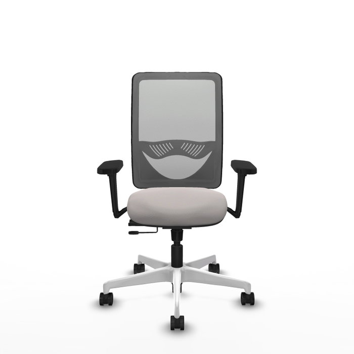 PIQUERAS Y CRESPO Silla de oficina Zulema Blanco y Gris PIQUERAS Y CRESPO Silla de oficina Zulema Blanco y Gris