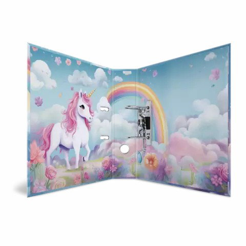 HERMA Archivador A4 Happy Unicorns Multicolor HERMA Archivador A4 Happy Unicorns Multicolor