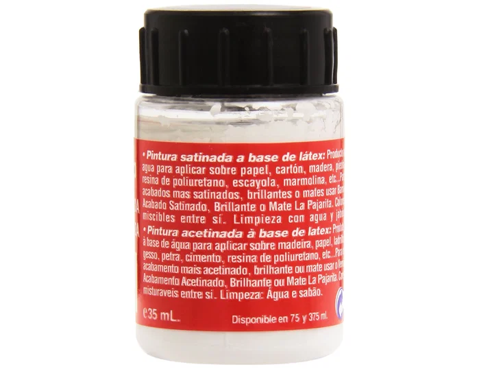 La pajarita Pintura latex gris plata 35 ml La pajarita Pintura latex gris plata 35 ml