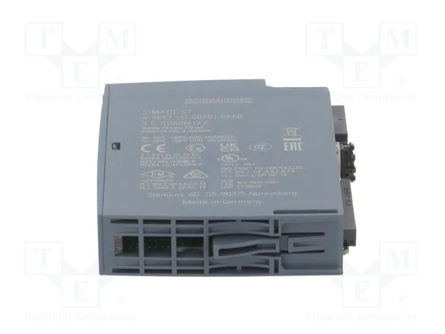 Siemens 6ES7131-6BF01-0AA0 SIMATIC ET 200SP DI 8x24VDC Basic Siemens 6ES7131-6BF01-0AA0 SIMATIC ET 200SP DI 8x24VDC Basic
