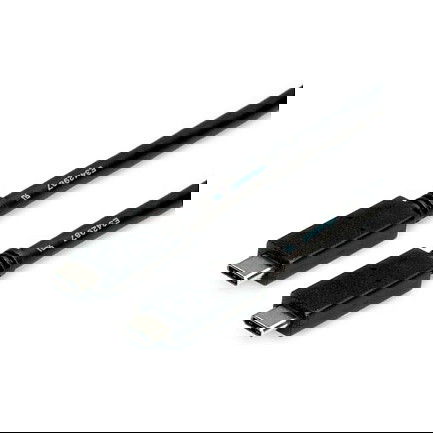 ROLINE 11.02.9055-10 Cable USB-C a USB-C 3.2 Gen 2, 10 Gbps, 2m, Carga Rápida PD 100W, Negro ROLINE 11.02.9055-10 Cable USB-C a USB-C 3.2 Gen 2, 10 Gbps, 2m, Carga Rápida PD 100W, Negro