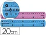 Maped Twist&Flex Regla Flexible de 20 cm Colores Surtidos