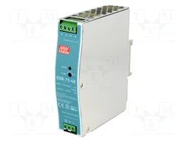 MEAN WELL EDR-75-48 Fuente de alimentación de 76,8W 48VDC