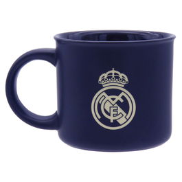 CYP BRANDS Taza Jumbo Real Madrid Escudo Vintage 430ml Apta Microondas Lavavajillas