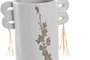 DKD Home Decor Jarrón de Gres Blanco 15x10x22 cm