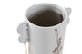 DKD Home Decor Jarrón de Gres Blanco 15x10x22 cm