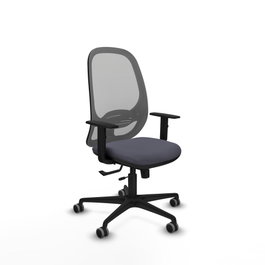 PIQUERAS Y CRESPO Silla de oficina Cilanco con mecanismo Sincro/Traslack Gris