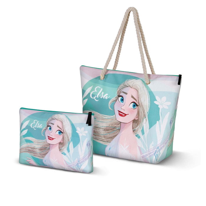 Karactermania Bolso de Playa Frozen 2 Soleil Summer Azul Karactermania Bolso de Playa Frozen 2 Soleil Summer Azul