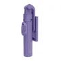 Celly CLICKSFSTICKVL Palo Selfie con Trípode y Mando Bluetooth, Telescópico (71 cm), Color Violeta para Smartphone