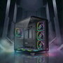 Rampage Rampage SEALITE Caja PC Torre con Vidrio Templado 7 Ventiladores ARGB PWM Negro