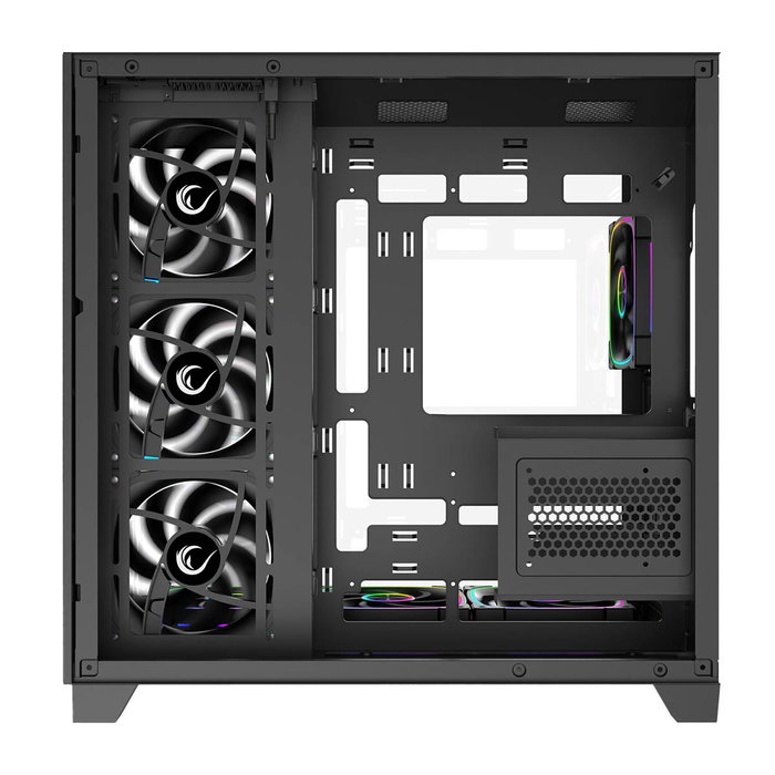 Rampage Rampage SEALITE Caja PC Torre con Vidrio Templado 7 Ventiladores ARGB PWM Negro