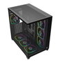Rampage Rampage SEALITE Caja PC Torre con Vidrio Templado 7 Ventiladores ARGB PWM Negro