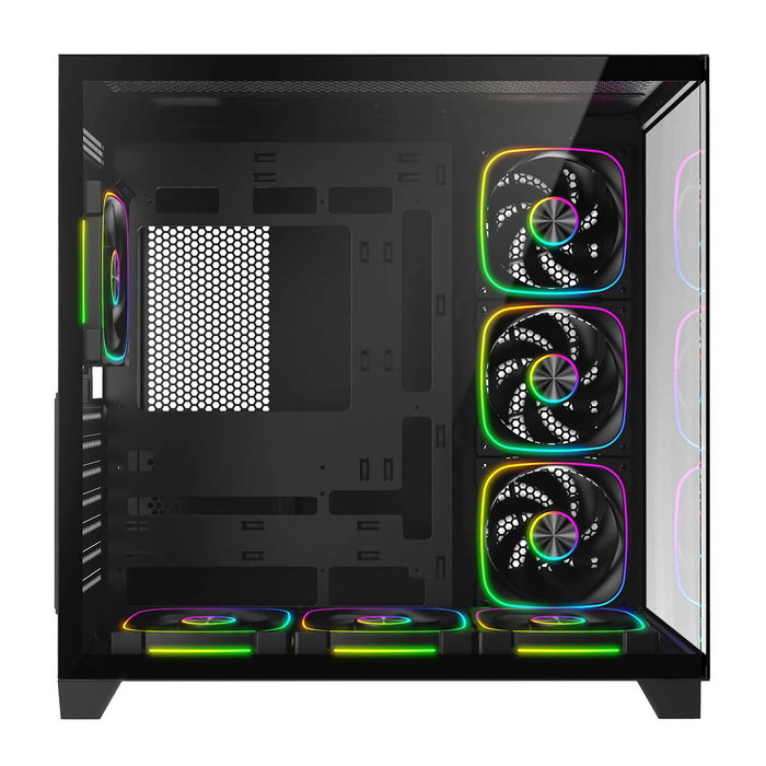 Rampage Rampage SEALITE Caja PC Torre con Vidrio Templado 7 Ventiladores ARGB PWM Negro