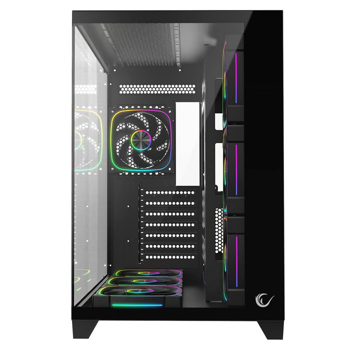 Rampage Rampage SEALITE Caja PC Torre con Vidrio Templado 7 Ventiladores ARGB PWM Negro