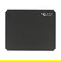 DeLOCK Alfombrilla de Ratón para Gaming y Oficina, Tamaño XL 220 x 180 mm, Base Antideslizante, Superficie de Tela, Color Negro - Alfombrilla para PC y Portátil