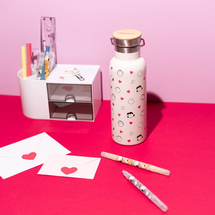 Snoopy Botella acero inoxidable 500ml Peanuts