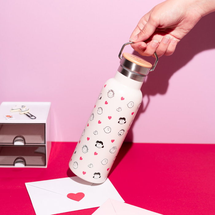 Snoopy Botella acero inoxidable 500ml Peanuts