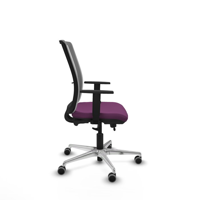 PIQUERAS Y CRESPO Silla de oficina Haches Morado y Gris PIQUERAS Y CRESPO Silla de oficina Haches Morado y Gris