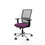 PIQUERAS Y CRESPO Silla de oficina Haches Morado y Gris