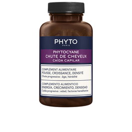 Phyto Phytocyane Complemento Alimenticio Anticaída con Polifenoles de Uva y Zinc, 84 Cápsulas