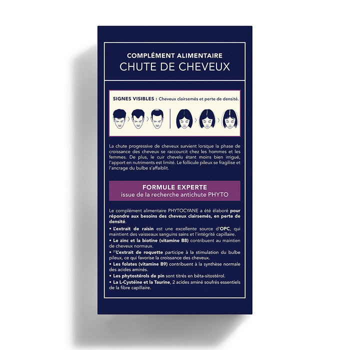 Phyto PHYTOCYANE Complemento Alimenticio Anticaída 84 Cápsulas