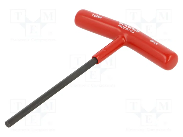 BONDHUS Llave allen HEX 5mm de 152mm BONDHUS Llave allen HEX 5mm de 152mm