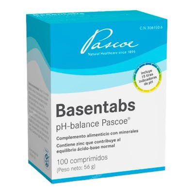 PASCOE Basentabs Ph-Balance 100 Comp. Complemento para Equilibrio Ácido-Base