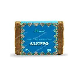 TERRA AMAZONAS Jabon De Alepo 20% Ac. Laurel 200Gr. Jabón natural elaborado con 20% de aceite de laurel y aceite de oliva.