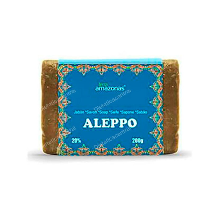Terra Amazonas Jabón de Alepo con 20% de Aceite de Laurel, Pastilla de 200g para Limpieza Facial y Corporal Terra Amazonas Jabón de Alepo con 20% de Aceite de Laurel, Pastilla de 200g para Limpieza Facial y Corporal